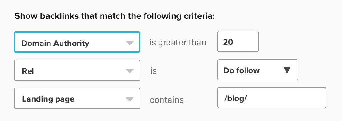 Backlink Segmentation in Nightwatch